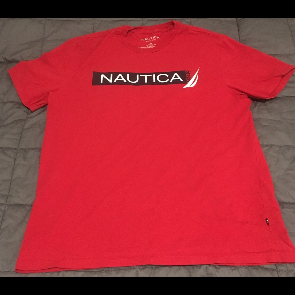 2 Nautica shirts, large Bundle